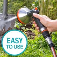 Gardena (18332) Watering Wand, 29" Sprayer Wand with Superior Stainless Head, Perfect for Hanging Baskets, Plants, Flowers, Shrubs, Garden and Lawn. Comes with GARDENA Quick Connect system.