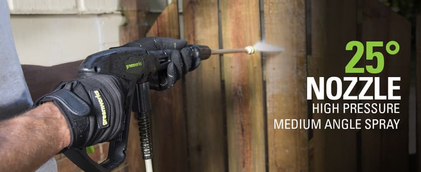 Greenworks 2000 Max PSI @ 1.1 GPM (13 Amp) Electric Pressure Washer GPW2000-1RG + Surface Cleaner Universal Attachment 30012