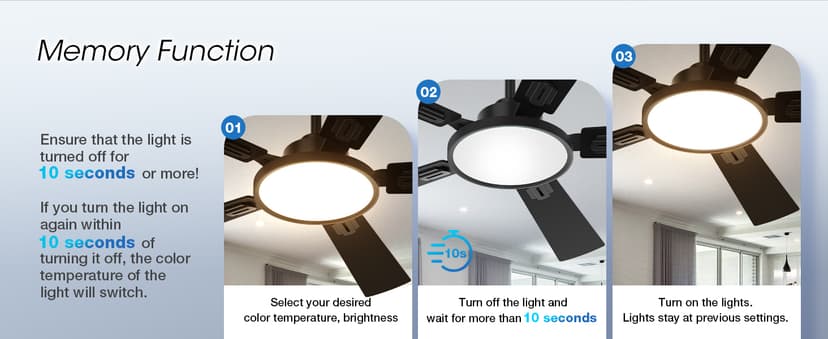 addlon Ceiling Fans with Lights, 52 inch Black Ceiling fan with Light and Remote Control, Reversible, 3CCT, Dimmable, Noiseless, Ceiling Fan for Bedroom, Farmhouse, living room, Indoor/Outdoor Use