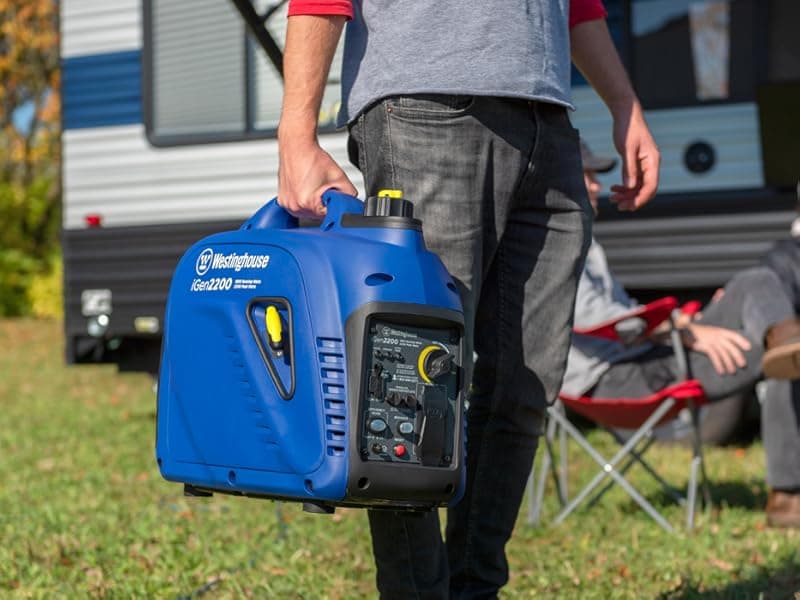 Westinghouse 2200 Peak Watt Super Quiet & Lightweight Portable Inverter Generator, Gas Powered, Parallel Capable, Long Run Time