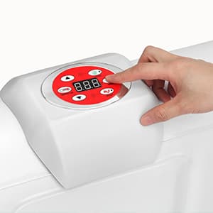 Edostory Hot Tub Inflatable Portable Oval Spa 2 Person Hot Tub with 90 Bubble Jets, Cover, Filter Cartridges, Pump, Black