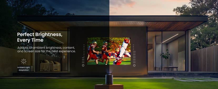 NEBULA Cosmos 4K SE Smart Projector, 4K High-Brightness with Dolby Vision, 200" Screen, 1,800 ANSI Lumens, HybridBeam, Enhanced Image Quality, Google TV, Portable, for Gaming, Home, and Office Use