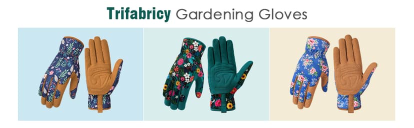 Gardening Gloves for Women, Breathable leather Garden Gloves with Grip, Thorn-Proof Puncture-Resistant Work Gloves