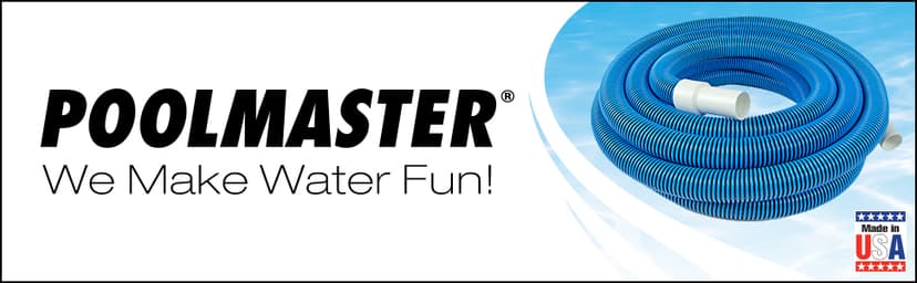 Poolmaster 33430 Heavy Duty In-Ground Pool Vacuum Hose With Swivel Cuff, Made in the USA, 1-1/2-Inch by 30-Feet