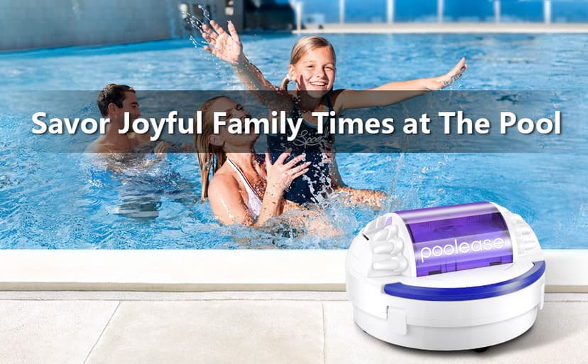 X1 Cordless Pool Cleaner Robot, Robotic Pool Vacuum for Above/In Ground Pool, 45W Dual-Motor, Self-Parking, Enhanced with 2L Debris Capacity (White and Purple)