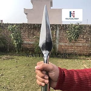 NauticalMart Steel Medieval Roman Spear Point - Infantry Armoury