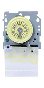 Intermatic T101M 24-Hour 120 V Mechanical Time Switch, SPST, Mechanism Only
