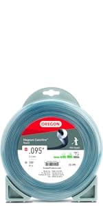 Oregon 21-380 Gatorline 1-Pound Round String Trimmer Line, .080-inches x 413-feet – Fits Most Weed Whacker Types