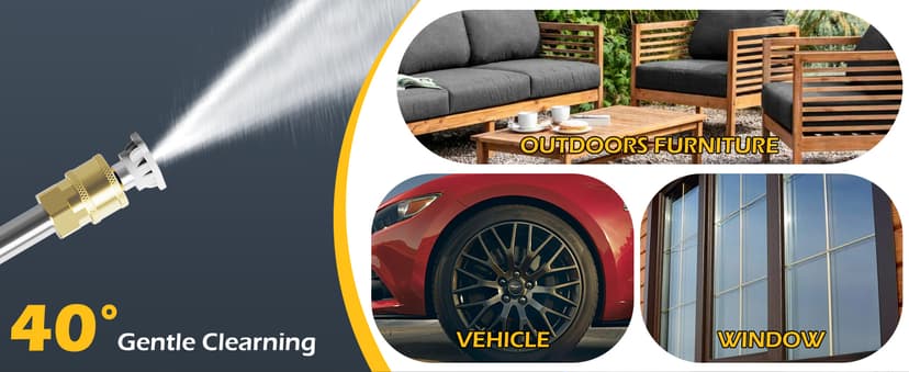 Electric Pressure Washer 4800 PSI 3.0 GPM High Power Washer with 4 Nozzles, 35FT Power Cord, Cleaning Machine with Foam Cannon for Cars Fences Driveways Patios Home Cleaning