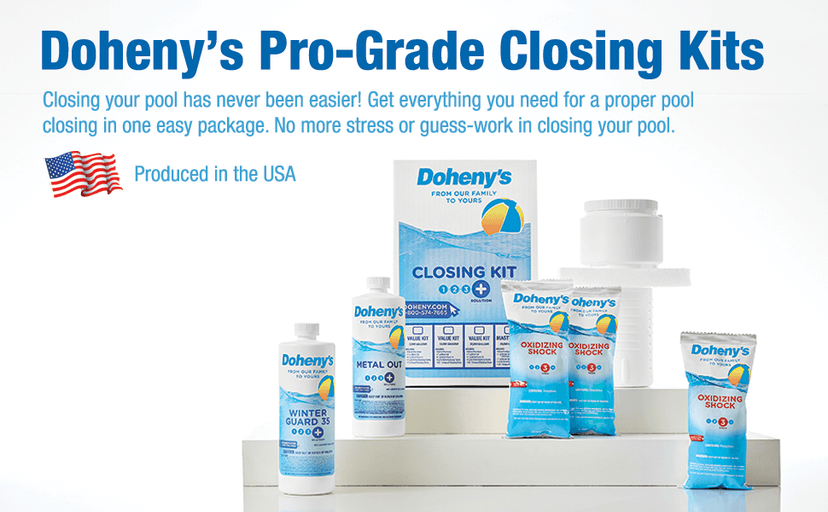Doheny's Ultimate Pool Closing Kit | Winterizing Chemicals for Above & Inground Pools | Prevents Stains, Rust, Scale & Algae | Treats Up to 15,000 Gallons