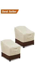 Vailge Patio Heater Covers with Zipper and Storage Bag,Heavy Duty 600D Oxford Waterproof Outdoor Heater Cover Wind-Resistant Dustproof UV-Resistant,Black,89'' Height x 33" Dome x 19" Base