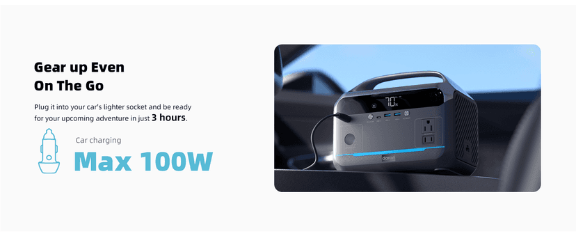 Portable Power Station 90000mAh with 40W Solar Panel, LiFePO4 Battery Station, 2 Up to 600W AC Outlets Solar Generator – Power Bank Perfect for Camping, Emergency, Off-Grid, Travel