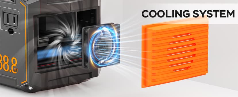 MARBERO Portable Power Station 88.8Wh Solar Generator 150W Peak Lithium Battery Backup Power Bank with LED Light for Home Outdoor Travel Emergency RV Off-Grid Living (Solar Panel Optional)