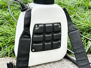 Battery Powered Sprayer 3.2 Gallon, VAXMAY Backpack Sprayer with 3 Adjustable Speeds, Battery Indicator, 5 Mist Nozzles, 41" Retractable Wand, USB Rechargeable Weed Sprayer for Lawn Garden Yard