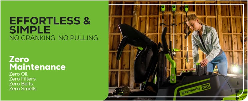 Greenworks 60V 42” Cordless Electric CrossoverZ Zero Turn Riding Mower, (4) 8.0Ah Batteries and (2) Dual Port Turbo Chargers