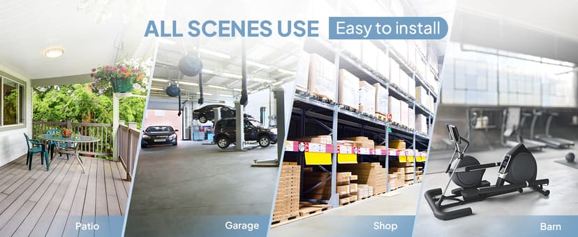 ROVSUN 24 Inch Industrial Pedestal Fan,7600CFM High Velocity and Heavy Duty Standing Fan, Low Noise Metal Fan with One-touch Oscillating Function, Adjustable Height, for Shop, Patio, Garage, UL Listed