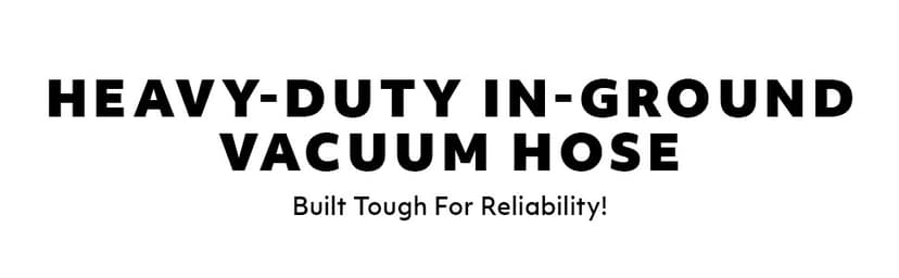 Poolmaster 33430 Heavy Duty In-Ground Pool Vacuum Hose With Swivel Cuff, Made in the USA, 1-1/2-Inch by 30-Feet