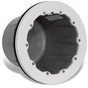 HQUA PN01DC 120V AC Remote Control LED RGBW Color Change Inground Pool Light, 10 Inch 50W with 100 Feet Cord, UL Listed Transformer Included, Fit for 10" Large Wet Niches.