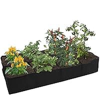 Gardzen 20-Pack 5 Gallon Grow Bags, Aeration Fabric Pots with Handles