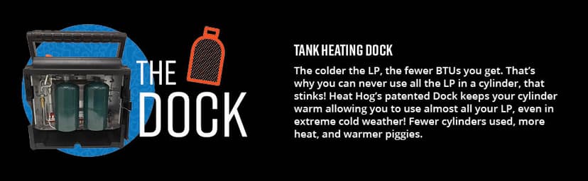 Heat Hog 18,000 BTU Portable Propane Radiant Space Heater, Indoor, Outdoor, Garage, Camping, Outdoor Sports, Boating, RVs, Tiltable Design, Gas Powered