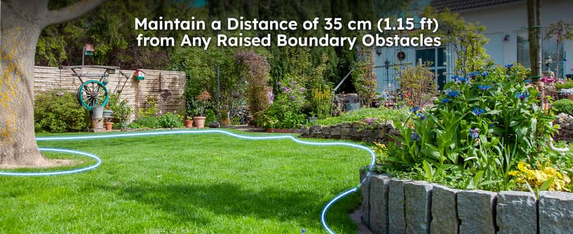 Robot Lawn Mower with Max 180m Stable Boundary Wire - Recommended 550㎡, Max 900㎡, 300% Higher Efficiency of Grid-Shaped Mowing Path, Automatic Robotic Lawn Mower with Auto Mapping & Recharge