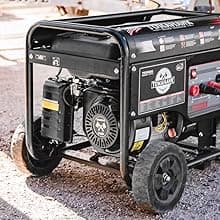 TOMAHAWK Welder Generator Stick Welder Engine Driven 120 Amp 7 HP Gasoline Portable 2,200 Watt Quiet Inverter Generator Engine