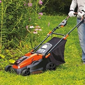 BLACK+DECKER 40V MAX* Cordless Lawn Mower, 16-Inch (CM1640)