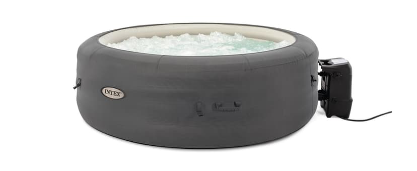 INTEX SimpleSpa Inflatable Hot Tub, 6 Person Bubble Massage Spa with Built-in Pump and Energy Efficient Cover