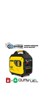 Champion Power Equipment 4000-Watt Dual Fuel RV Ready Portable Inverter Generator with Quiet Technology and CO Shield
