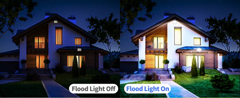 2 Pack 100W Led Flood Lights Outdoor, 12000LM Super Bright Floodlight Backyard Security Lights with 5FT Plug, IP66 Waterproof Work Light, 5000K Daylight White Flood Outdoor Lights for House, Patio