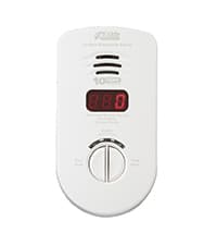 Kidde Carbon Monoxide Detector, Propane, Natural, Methane, & Explosive Gas Alarm, Plug-In Wall with 9-Volt Battery Backup, Digital LED Display
