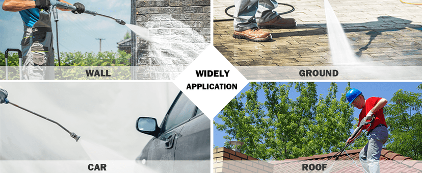 Xiny Tool Pressure Washer Extension Wand, 10 Pack Power Washer Lance with 5 Atomization Nozzle Tips,1 Gutter Cleaner Attachment Curved Rod, 1/4" Quick Connect, 4000 PSI