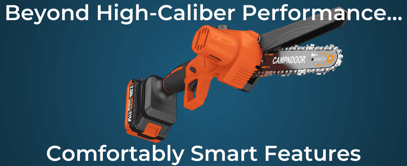 Mini Chainsaw Cordless 6 Inch - 2x2000mAh Mini Chain Saw Battery Powered - Self Oiling Handheld Electric Chainsaw - Small Hand Saw for Wood Cutting, Tree Clearance and Pruning