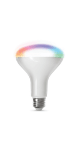 Feit Electric BR30 Smart Flood Light Bulb,2.4GHz WiFi Color Changing and Dimmable, No Hub, Works with Alexa or Google Assistant, BR30/RGBW/CA/AG, 65W, Multi-Color (RGBW), 1 Count (Pack of 1)