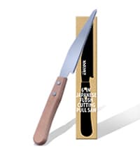 RUITOOL Japanese Hand Saw 6 Inch Double Edge Sided Pull Saw Ryoba SK5 Flexible Blade 14/17 TPI Flush Cut Beech Handle Wood Saw for Woodworking Tools