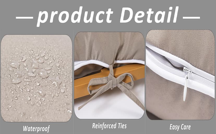 36 inch Hammock Pillow for Net Company,Extra Large Outdoor Hammock Pillow with Ties