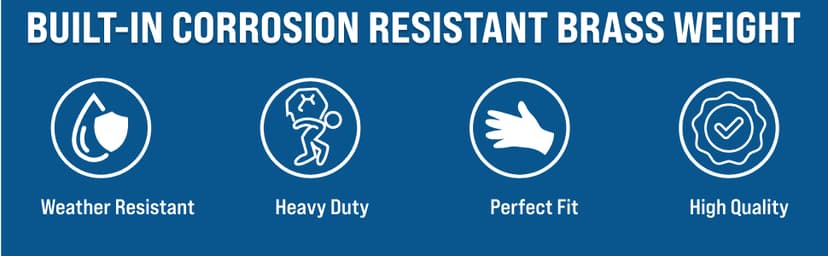 Swimables Pool Skimmer Basket for Inground Pool Compatible with Pentair U-3 Skimmer Basket and Hayward SP1070 Pool Basket | Built-in Brass Weight | 316 Stainless Steel Handle & Convenient Rubber Grip