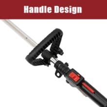 Weed Eater Gas Powered Weed Gas Edger 43CC 2 Blade Heads, Air-Cooled 2-Stroke Cordless Lawn Edger Gas Powered Weed String Trimmer with Handle & Shoulder Strap for Garden Lawn Grass Trimmer