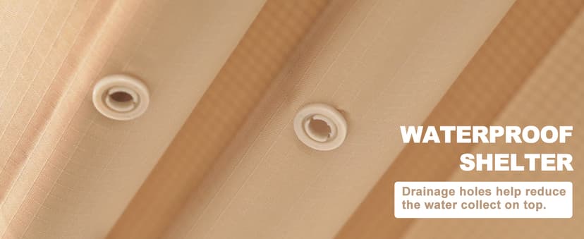 ABCCANOPY Patio Pergola 11x11 - Outdoor Sun Shade Canopy with Retractable Roof for Garden Porch Backyard (Gray)