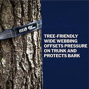 ENO Atlas XL Suspension System - Tree Strap for Hammock - Accessories for Camping, Hiking, and Backpacking - Black/Royal