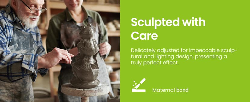 GIGALUMI Solar Garden Statues Loving Frog Garden Decor Figurine Lights for Outside, Yard Decorations Outdoor Patio Decor, Gardening Gifts for Women