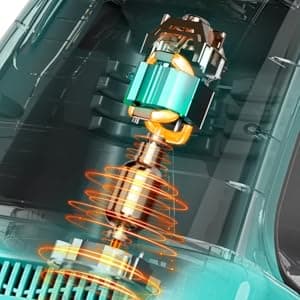 Tiller 13.5AMP Rototiller for Garden Corded Electric Tiller Garden Electric Cultivator 8Inch Depth 16Inch Width Tiller for Garden Yard