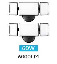 Olafus 100W Flood Light Outdoor, Switch Controlled 10000LM LED Security Light, IP65 Waterproof Outside Floodlight with 5 Adjustable Heads, 6500K Exterior Flood Light Fixture Wired for House Yard Black