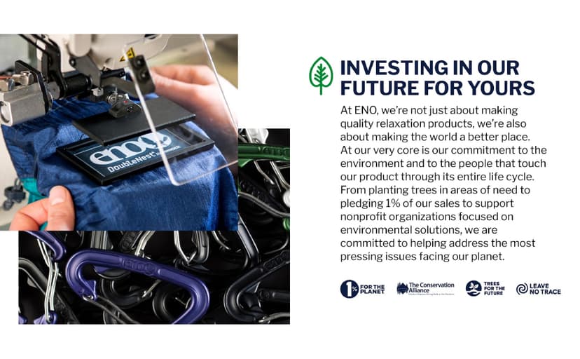 ENO, Eagles Nest Outfitters Helios Ultralight Hammock Straps Suspension System with Storage Bag, 300 LB Capacity, 8' 1" x 1"