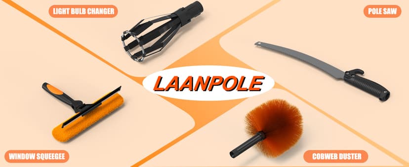 26FT Pole Saw, Telescoping Tree Trimmer with 5-20FT Extension Pole, Manual Branches Pruner for Backyard