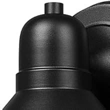 Brightever Outdoor Lanterns, 2-Pack Exterior Light Fixtures, Waterproof Anti-Rust Black Wall Mount Lights, Small E26 Socket Outside Lights for House, Front Porch, Playhouse, Garage