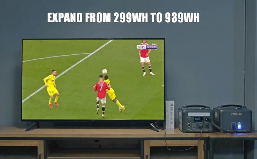 VTOMAN Jump 600X Portable Power Station, LFP Battery Powered Generator with 2x 600W AC Outlets (Surge 1200W), 4x USB ports, 3x DC Output for Outdoor Camping, Vehicle Emergency, Electric Backup