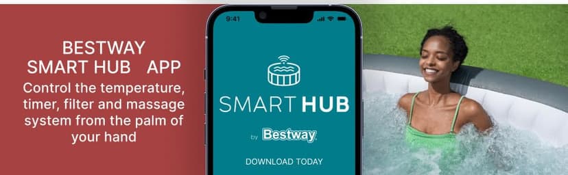 Coleman SaluSpa AirJet 4 to 6 Person Inflatable Hot Tub Square Portable Outdoor Spa with 114 Soothing AirJets and Insulated Cover, Gray