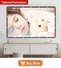 AAJK 150in Projector Screen with Stand,Portable 16:9 4K HD Indoor Outdoor Projection Screen with Wrinkle-Free Design, Ideal for Home Theater and Backyard Cinema – Includes Carry Bag