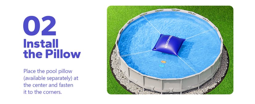 3 in 1 Winter Closing Kit - Pool Winterizing Kit for Above Ground Pool and inground Pools, Easy to Use - Up to 30,000 Gallon